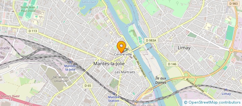localisation de l'entreprise PLACE DE L'ETAPE  MANTES-LA-JOLIE