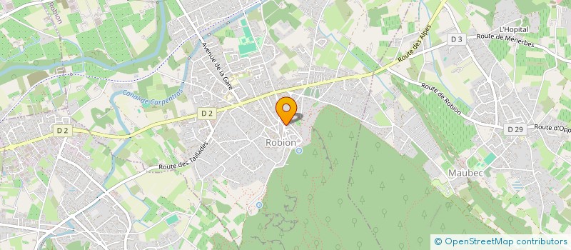 localisation de l'entreprise PLACE DE L'HORLOGE  ROBION