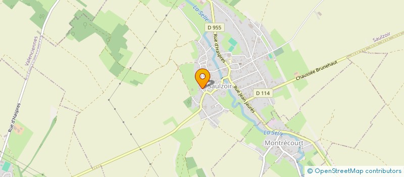 localisation de l'entreprise PLACE DE LA GARE  SAULZOIR