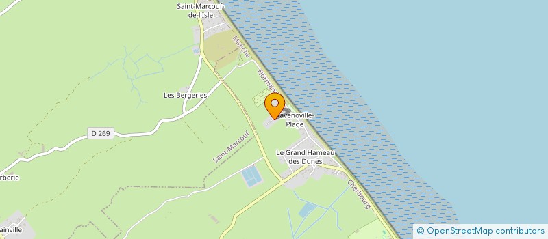 localisation de l'entreprise PLACE DE LA REPUBLIQUE  SAINTE-MERE-EGLISE