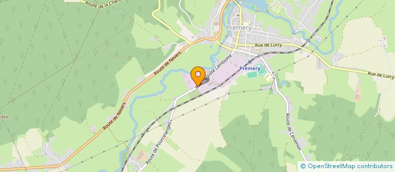 localisation de l'entreprise PLACE DES CAPUCINES  PREMERY