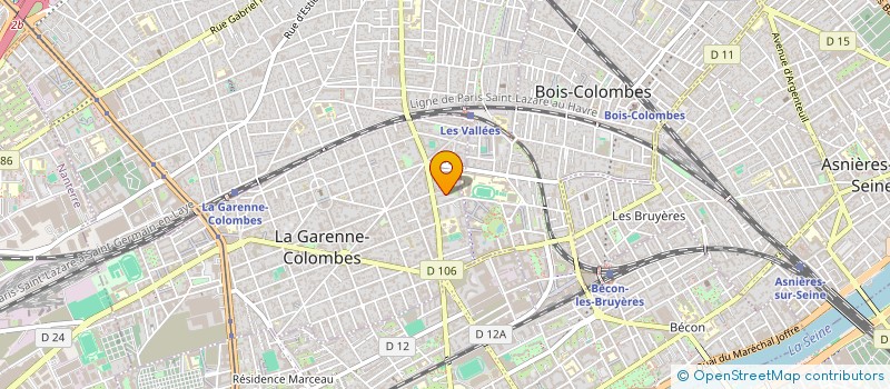 localisation de l'entreprise PLACE DES CLICHES à LA GARENNE-COLOMBES