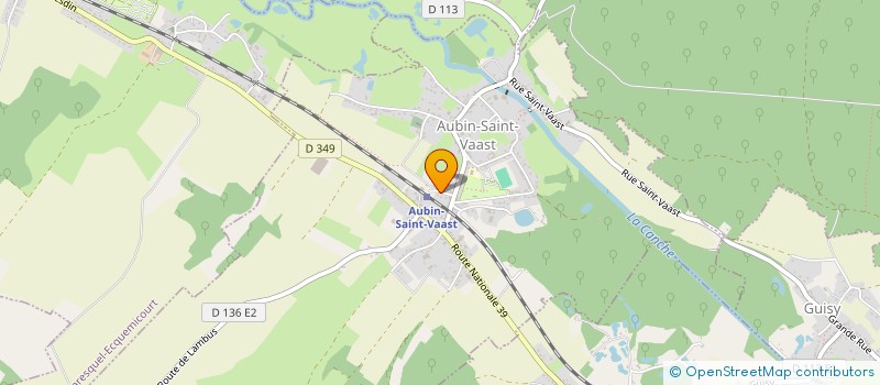 localisation de l'entreprise PLACE DES ECONOMIES  HESDIN