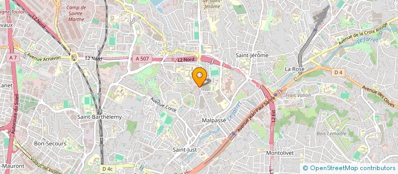 localisation de l'entreprise PLACE DES FARANDOLEURS  MARSEILLE