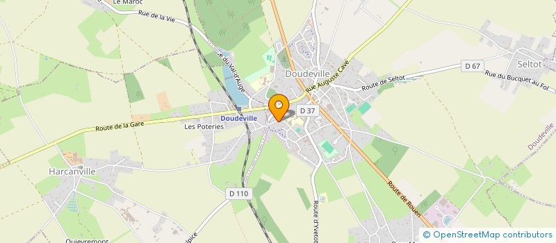 localisation de l'entreprise PLACE DES FLEURS  DOUDEVILLE