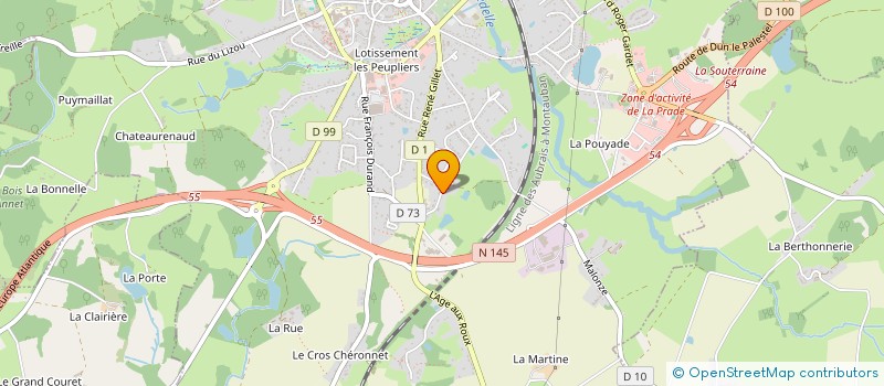 localisation de l'entreprise PLACE DES PROS à LA SOUTERRAINE