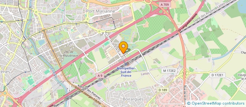 localisation de l'entreprise PLACE DES SOINS à MONTPELLIER