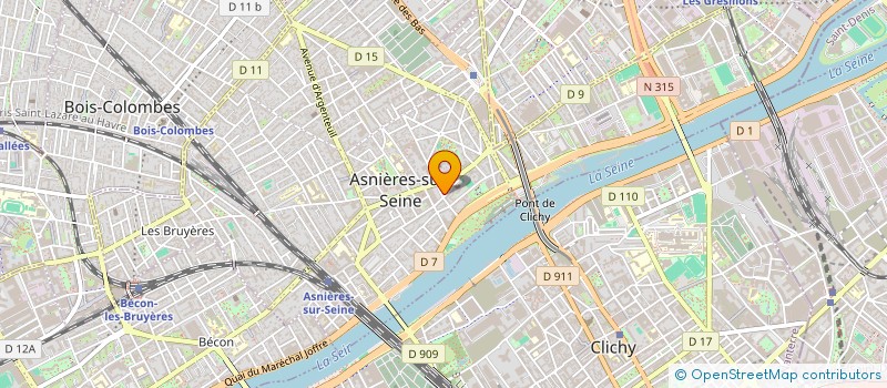 localisation de l'entreprise PLACE DES VICTOIRES  ASNIERES-SUR-SEINE