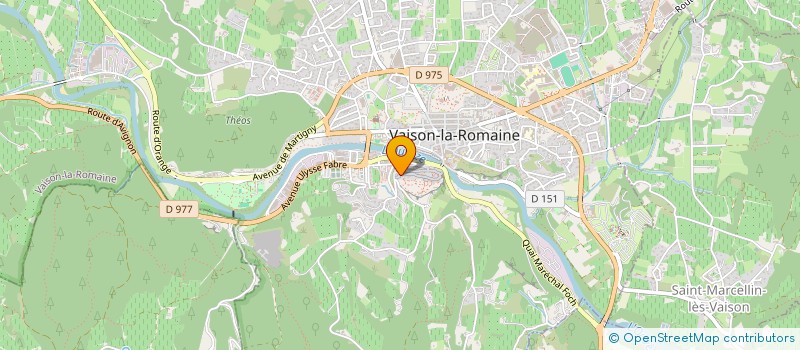 localisation de l'entreprise PLACE DU VIEUX MARCHE  VAISON-LA-ROMAINE