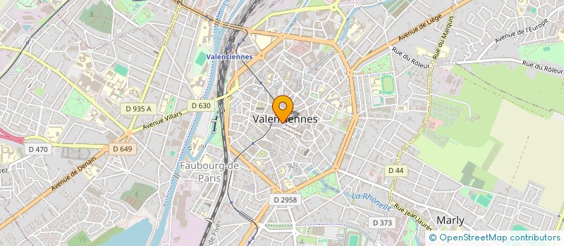 localisation de l'entreprise PLACE ENTREPRISES à VALENCIENNES