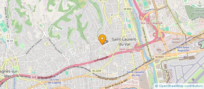 localisation de l'entreprise PLACE EVENTS à SAINT-LAURENT-DU-VAR