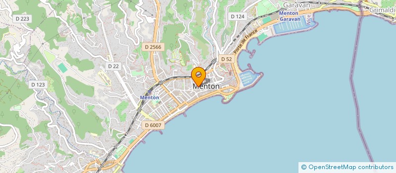 localisation de l'entreprise PLACE FONTANA à MENTON