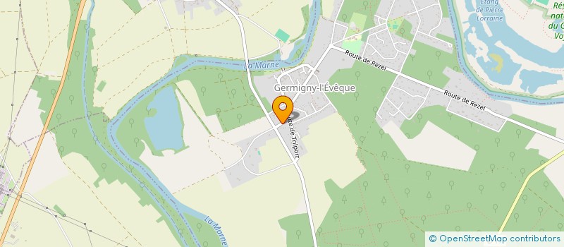 localisation de l'entreprise PLACE HENRI QUATRE  GERMIGNY-L'EVEQUE