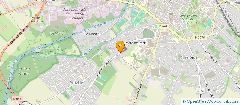 localisation de l'entreprise PLACE MOBILITE AGGLOMERATION DE CAMBRAI  CAMBRAI