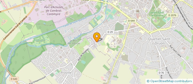localisation de l'entreprise PLACE MOBILITE CAMBRESIS à CAMBRAI