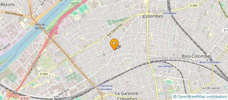 localisation de l'entreprise PLACE MONP à COLOMBES