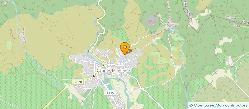 localisation de l'entreprise PLACE POLYSTER à CAUNES-MINERVOIS