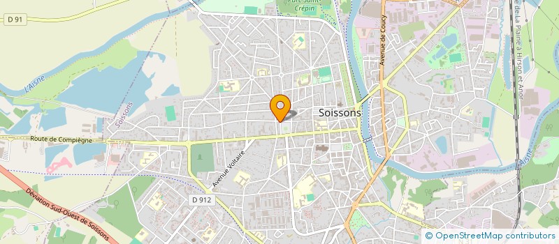 localisation de l'entreprise PLACE SAINT CHRISTOPHE à SOISSONS
