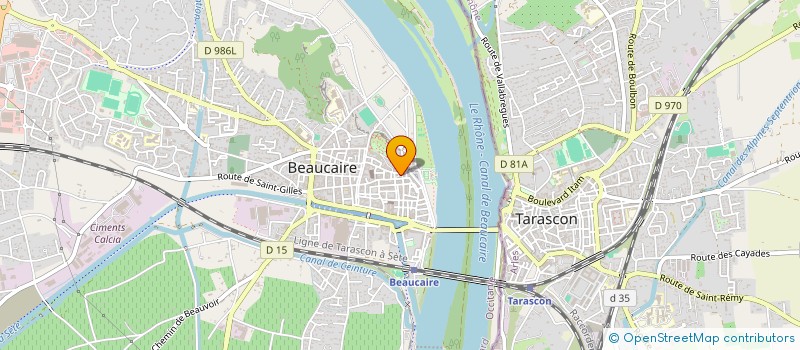 localisation de l'entreprise PLACE VIEILLE  BEAUCAIRE