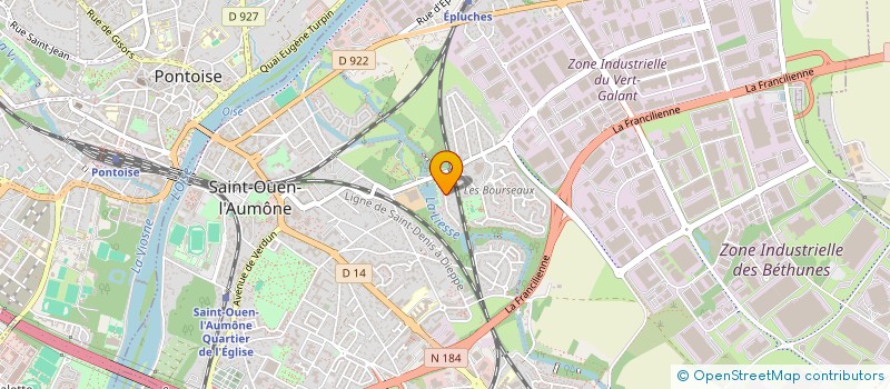 localisation de l'entreprise PLACE2BE  SAINT-OUEN-L'AUMONE