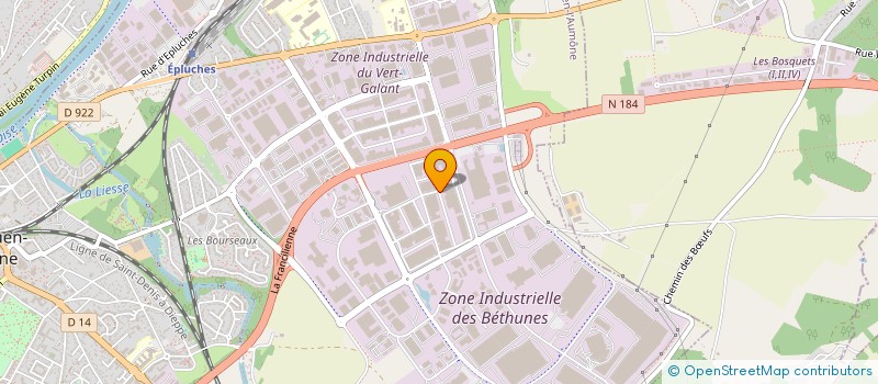 localisation de l'entreprise PLACEA INDUSTRIES à SAINT-OUEN-L'AUMONE