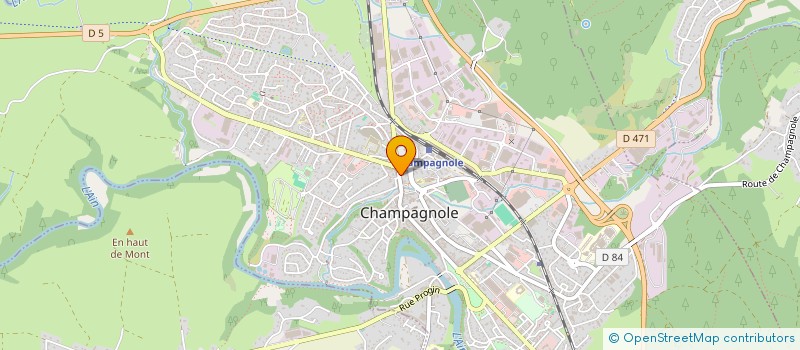 localisation de l'entreprise PLACEM  CHAMPAGNOLE