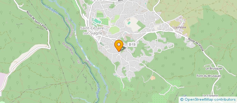 localisation de l'entreprise PLACEMARTIN à SAINT-CEZAIRE-SUR-SIAGNE