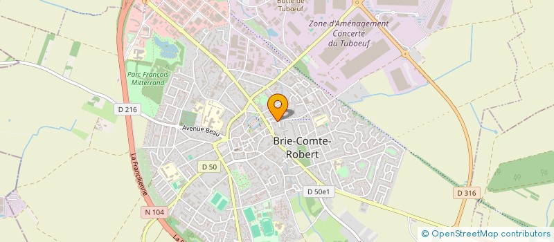 localisation de l'entreprise PLACEMED  BRIE-COMTE-ROBERT