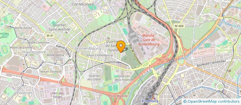 localisation de l'entreprise PLACEMENT FONCIER DE LA BRUCHE  STRASBOURG