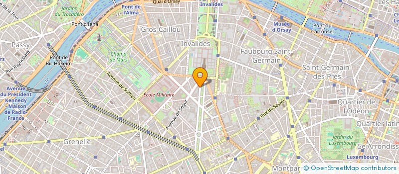 localisation de l'entreprise PLACEMENTS ET INVESTISSEMENTS PIERRE  PARIS