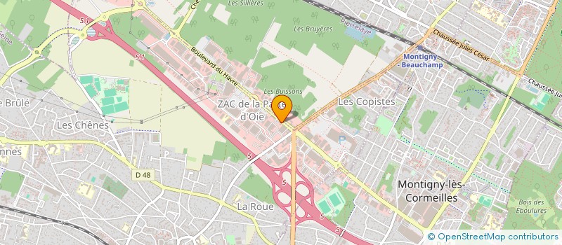 localisation de l'entreprise PLACEMENTS IMMOBILIERS MODERNES  HERBLAY-SUR-SEINE