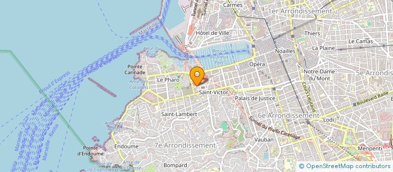 localisation de l'entreprise PLACEMENTS PROVENCE LANGUEDOC à MARSEILLE
