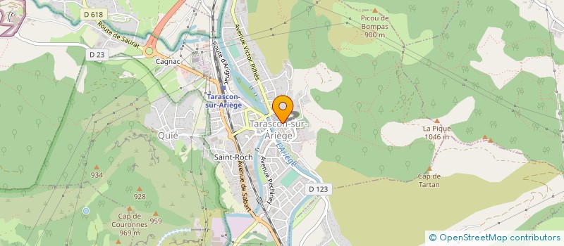 localisation de l'entreprise PLACETTE DES ARTS à TARASCON-SUR-ARIEGE