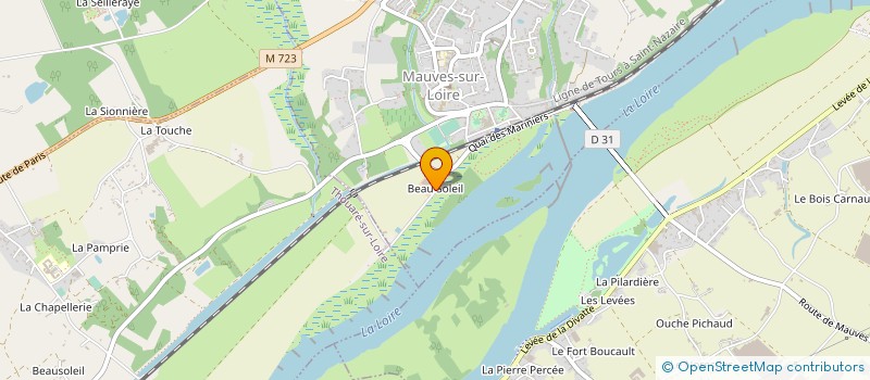 localisation de l'entreprise PLACIER PRODUCTIONS à MAUVES-SUR-LOIRE