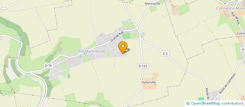 localisation de l'entreprise PLACO 2000  THIL-MANNEVILLE