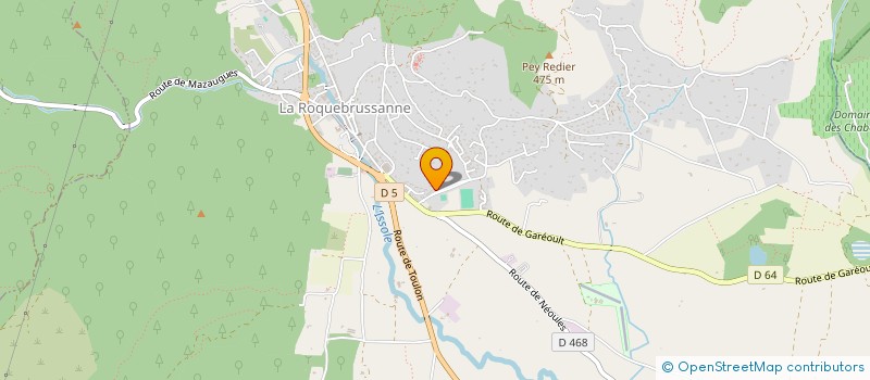 localisation de l'entreprise PLACO 2000 SARL  LA ROQUEBRUSSANNE