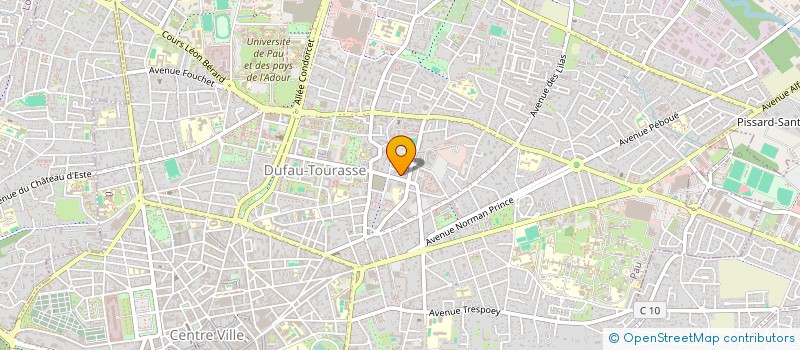 localisation de l'entreprise PLACO 64 à PAU