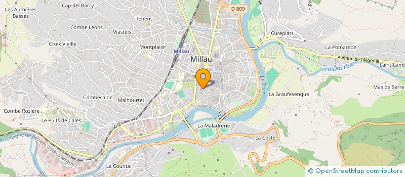 localisation de l'entreprise PLACO HABITAT  MILLAU