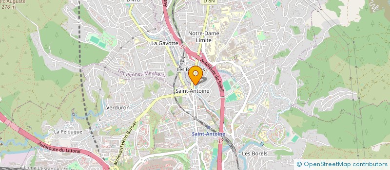localisation de l'entreprise PLACO PROVENCE à MARSEILLE