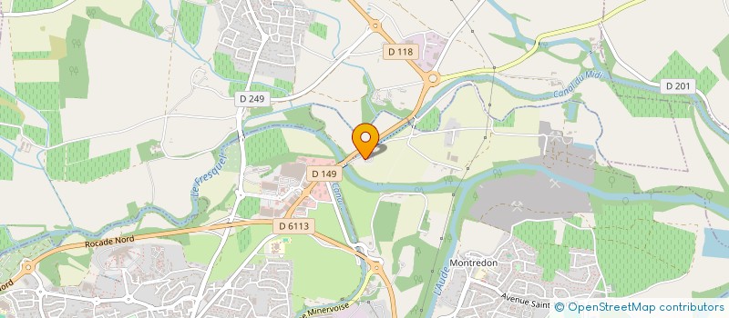 localisation de l'entreprise PLACO & TTB STEFANUTTI à CARCASSONNE