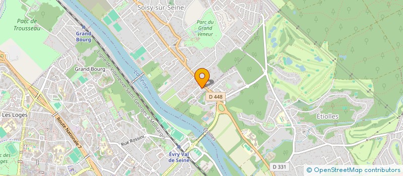 localisation de l'entreprise PLACOBAT77 à SOISY-SUR-SEINE