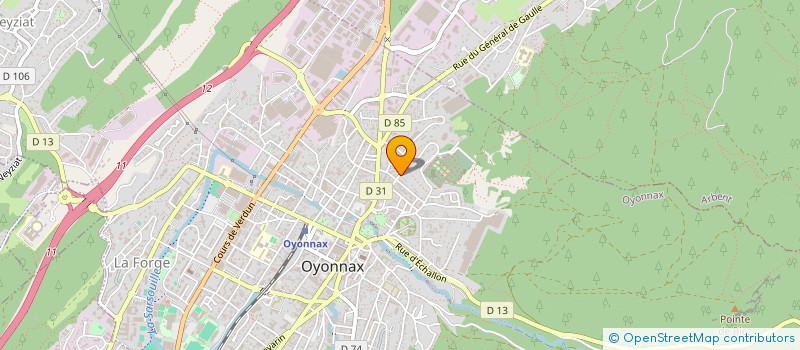 localisation de l'entreprise PLACOBOY à OYONNAX