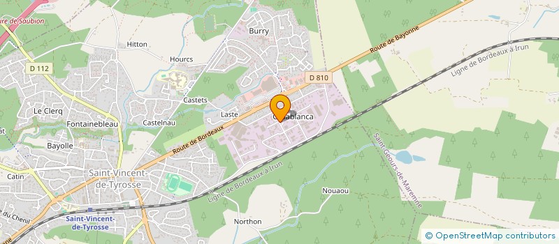 localisation de l'entreprise PLACOPRO à SAINT-VINCENT-DE-TYROSSE