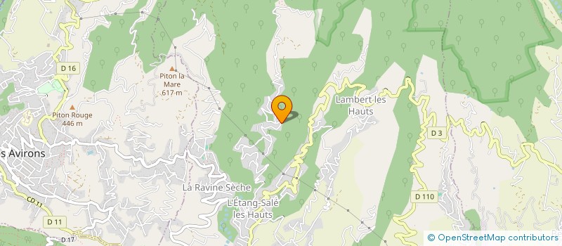 localisation de l'entreprise PLACOTECH REUNION  L'ETANG-SALE