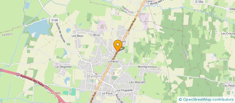 localisation de l'entreprise PLACYR-IMMO à FEILLENS