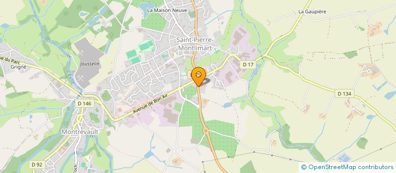 localisation de l'entreprise PLADEC à MAUGES-SUR-LOIRE