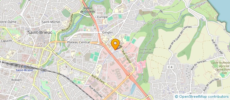 localisation de l'entreprise PLADENNOU TAN à SAINT-BRIEUC