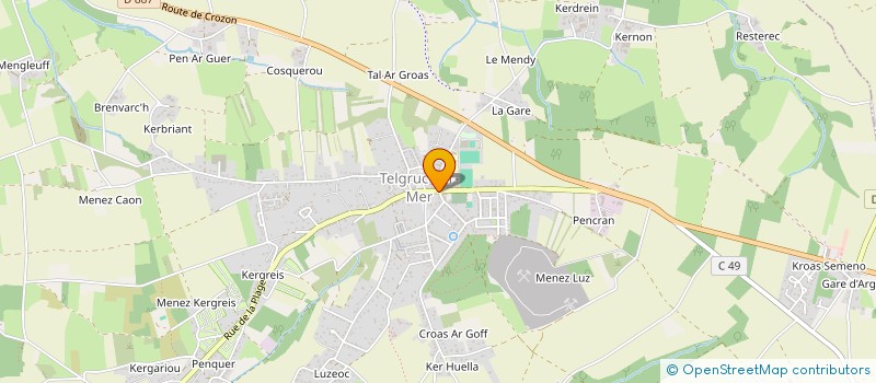 localisation de l'entreprise PLAEN SEVEL à TELGRUC-SUR-MER