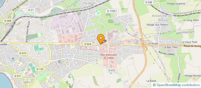 localisation de l'entreprise PLAF  YQUELON