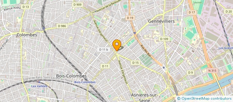 localisation de l'entreprise PLAF'ELEC à ASNIERES-SUR-SEINE